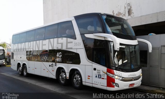 Auto Viação Catarinense 3525 na cidade de Campinas, São Paulo, Brasil, por Matheus Gabriel dos Santos. ID da foto: 5285251.