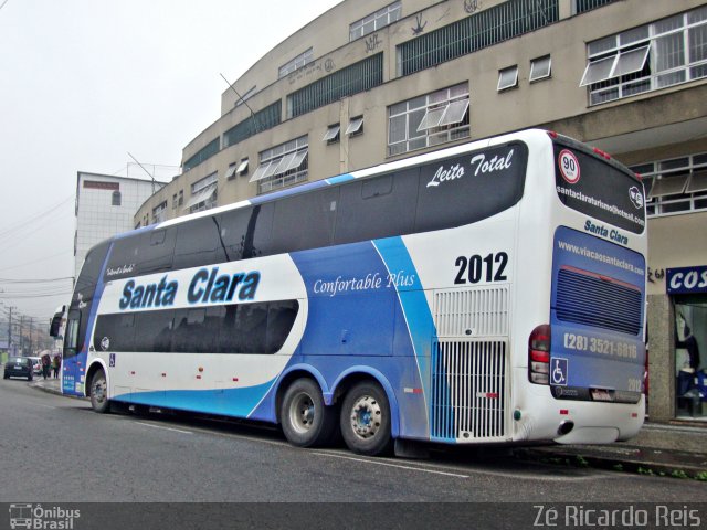 Viação Santa Clara Transporte e Turismo 2012 na cidade de Petrópolis, Rio de Janeiro, Brasil, por Zé Ricardo Reis. ID da foto: 5285907.