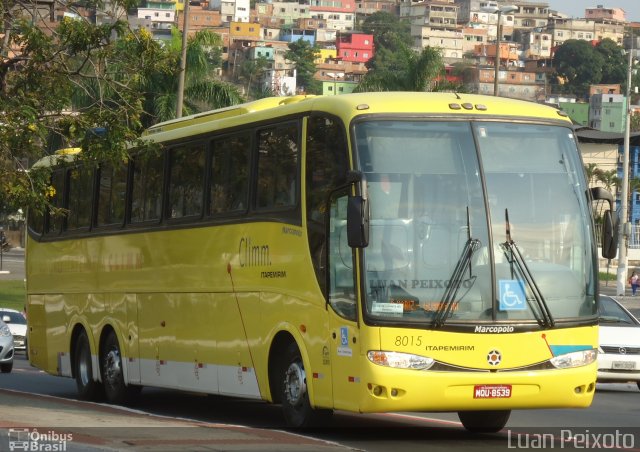 Viação Itapemirim 8015 na cidade de Vitória, Espírito Santo, Brasil, por Luan Peixoto. ID da foto: 5243490.