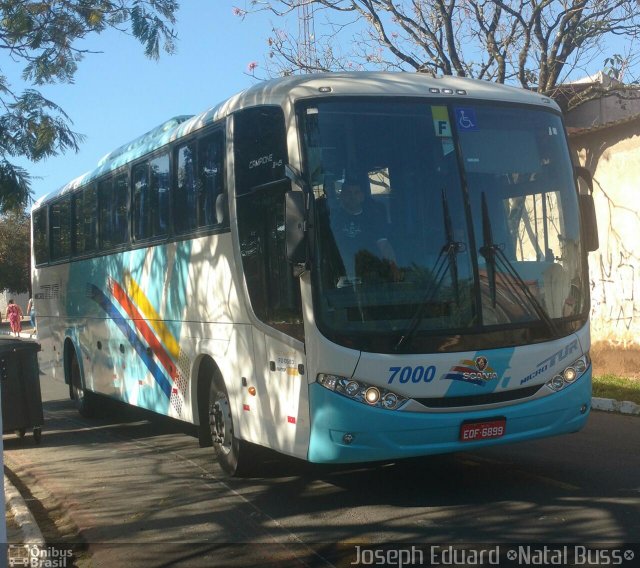 Microtur Transportadora Turística 7000 na cidade de Itu, São Paulo, Brasil, por Karlheinz de Souza e Araújo. ID da foto: 5244869.