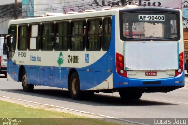 Viação Forte AF-90408 na cidade de Ananindeua, Pará, Brasil, por Lucas Jacó. Número da foto: #5244791.