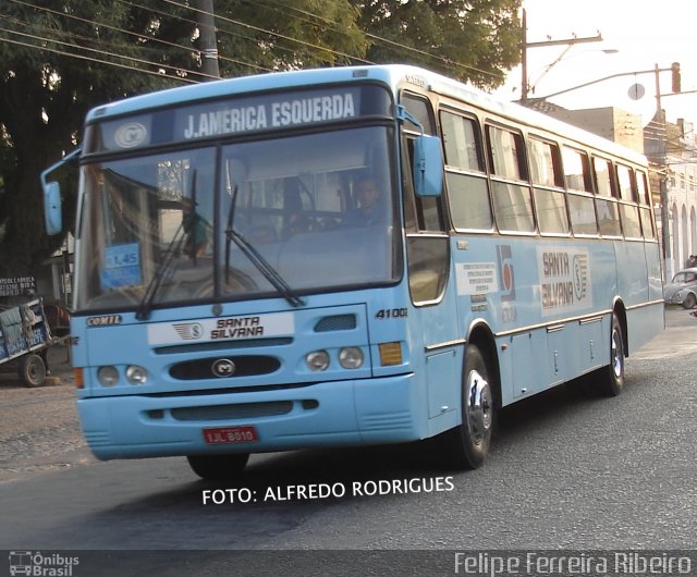 Empresa de Transportes Santa Silvana 41002 na cidade de Pelotas, Rio Grande do Sul, Brasil, por Felipe Ferreira Ribeiro. Número da foto: #5243665.