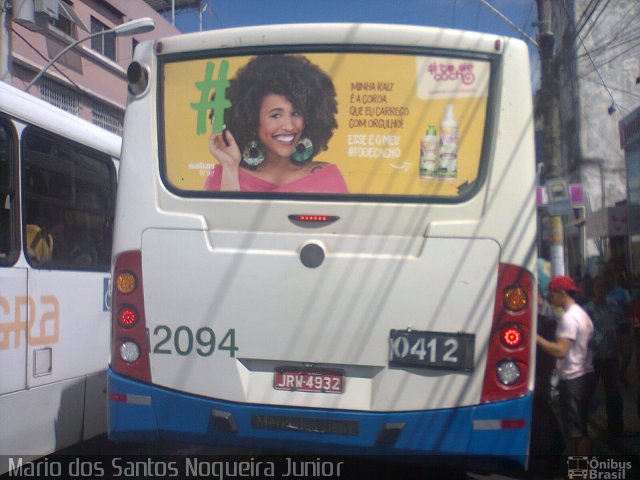 Concessionária Salvador Norte - CSN Transportes 12094 na cidade de Salvador, Bahia, Brasil, por Mario dos Santos Nogueira Junior. Número da foto: #5243832.