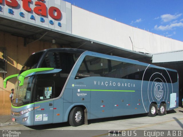 Viação Garcia 16894 na cidade de Sorocaba, São Paulo, Brasil, por Flavio Alberto Fernandes. Número da foto: #5243803.