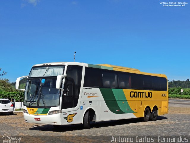 Empresa Gontijo de Transportes 11810 na cidade de João Monlevade, Minas Gerais, Brasil, por Antonio Carlos Fernandes. ID da foto: 5244289.