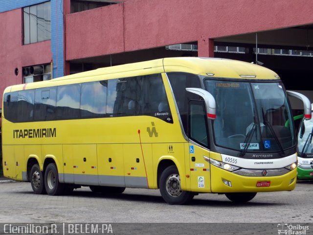 Viação Itapemirim 60555 na cidade de Belém, Pará, Brasil, por Clemilton Rodrigues . ID da foto: 5288425.