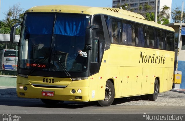 Viação Nordeste 8030 na cidade de Fortaleza, Ceará, Brasil, por Felipe Pessoa de Albuquerque. ID da foto: 5288766.