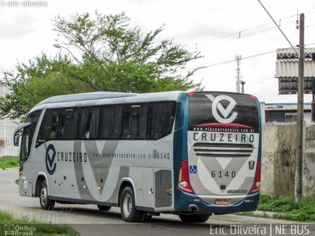 Viação Cruzeiro 6140 na cidade de Recife, Pernambuco, Brasil, por Eric Oliveira. Número da foto: #5290056.