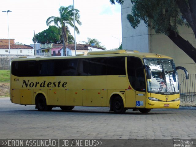 Viação Nordeste 1320 na cidade de João Pessoa, Paraíba, Brasil, por Eronildo Assunção. Número da foto: #5289403.