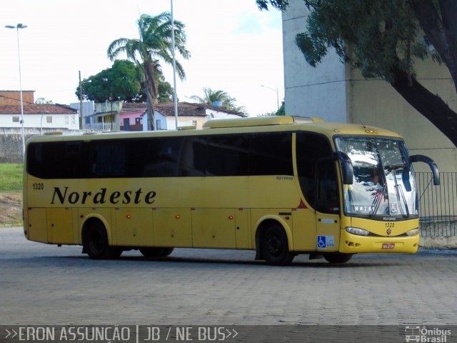 Viação Nordeste 1320 na cidade de João Pessoa, Paraíba, Brasil, por Eronildo Assunção. ID da foto: 5289403.