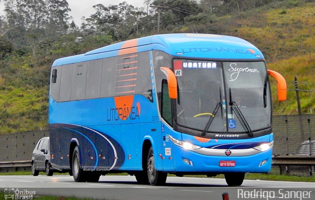 Litorânea Transportes Coletivos 5876 na cidade de Santa Isabel, São Paulo, Brasil, por Rodrigo S. G Busólogo do Brasil. Número da foto: #5289736.