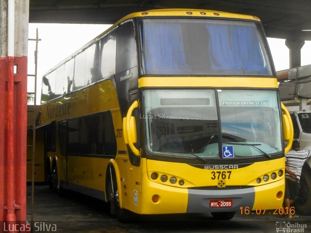 Viação Nordeste 3767 na cidade de Natal, Rio Grande do Norte, Brasil, por Lucas Silva. ID da foto: 5290458.