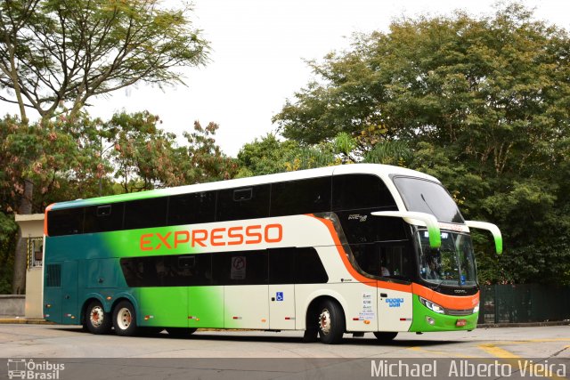Expresso Transporte e Turismo Ltda. 3075 na cidade de São Paulo, São Paulo, Brasil, por Michael  Alberto Vieira. Número da foto: #5290278.