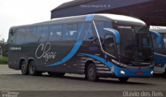 Empresa de Ônibus Nossa Senhora da Penha 53011 na cidade de São Leopoldo, Rio Grande do Sul, Brasil, por Otávio dos Reis . Número da foto: #5289780.