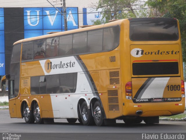 Viação Nordeste 1000 na cidade de Fortaleza, Ceará, Brasil, por Flávio Eduardo. Número da foto: #5288375.
