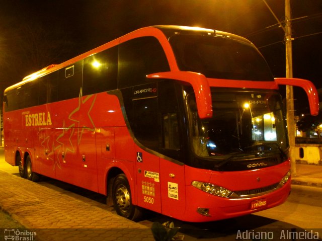 Auto Viação Estrela 5050 na cidade de Ponte Nova, Minas Gerais, Brasil, por Adriano  Almeida. Número da foto: #5291902.