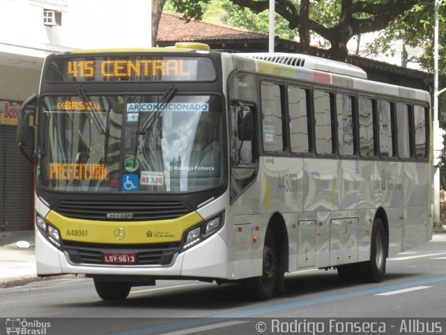 Auto Viação Alpha A48061 na cidade de Rio de Janeiro, Rio de Janeiro, Brasil, por Rodrigo Fonseca. Número da foto: #5291721.