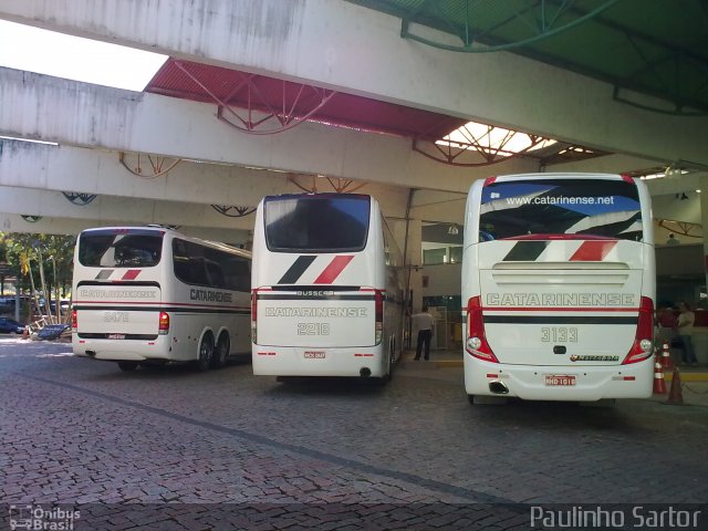 Auto Viação Catarinense 2218 na cidade de Joinville, Santa Catarina, Brasil, por Paulinho Sartor. Número da foto: #5291600.