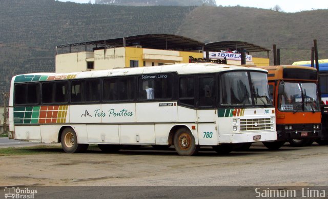 Viação Três Pontões 780 na cidade de Ibatiba, Espírito Santo, Brasil, por Saimom  Lima. ID da foto: 5291988.