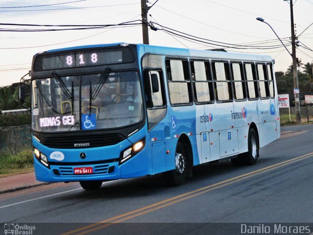 Serramar Transporte Coletivo 14191 na cidade de Serra, Espírito Santo, Brasil, por Danilo Moraes. Número da foto: #5291618.