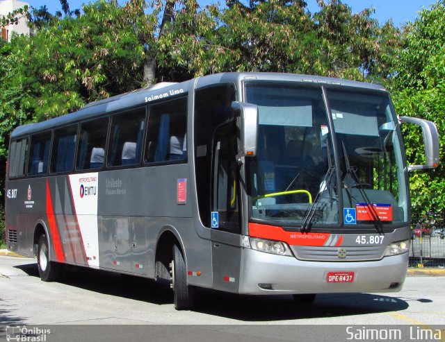 Empresa de Ônibus Pássaro Marron 45.807 na cidade de São Paulo, São Paulo, Brasil, por Saimom  Lima. ID da foto: 5292003.