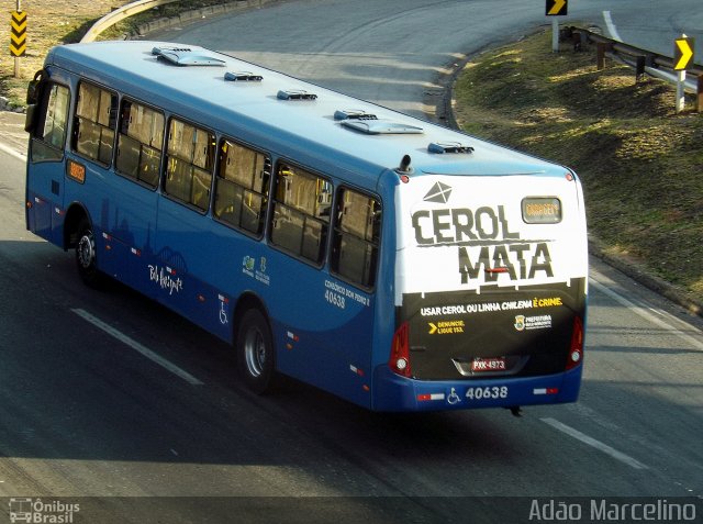 Viação Anchieta 40638 na cidade de Belo Horizonte, Minas Gerais, Brasil, por Adão Raimundo Marcelino. Número da foto: #5292302.