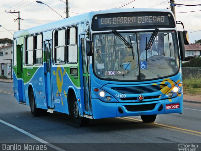 Serramar Transporte Coletivo 14103 na cidade de Serra, Espírito Santo, Brasil, por Danilo Moraes. Número da foto: #5291423.