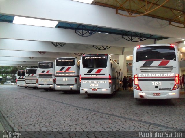 Auto Viação Catarinense 3133 na cidade de Joinville, Santa Catarina, Brasil, por Paulinho Sartor. ID da foto: 5291598.