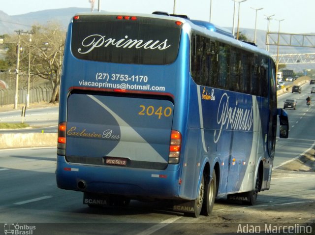 Primus Turismo 2040 na cidade de Belo Horizonte, Minas Gerais, Brasil, por Adão Raimundo Marcelino. Número da foto: #5292318.