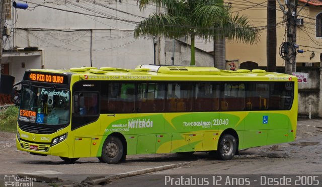 Viação Pendotiba 2.1.040 na cidade de São Gonçalo, Rio de Janeiro, Brasil, por Cristiano Soares da Silva. ID da foto: 5293404.