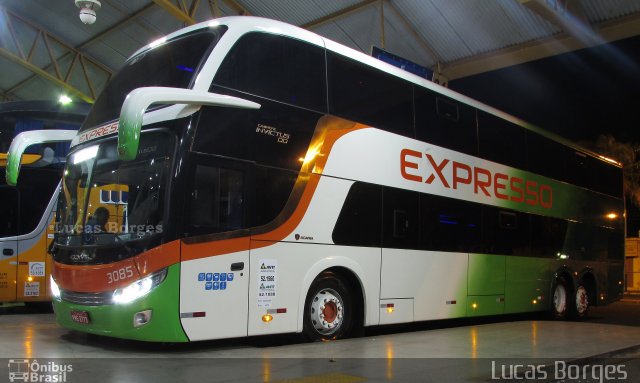 Expresso Transporte e Turismo Ltda. 3085 na cidade de Uberaba, Minas Gerais, Brasil, por Lucas Borges . Número da foto: #5293442.