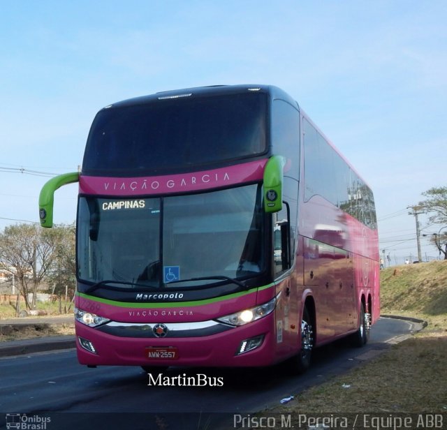 Viação Garcia 7269 na cidade de Campinas, São Paulo, Brasil, por Prisco Martin Pereira. Número da foto: #5293316.
