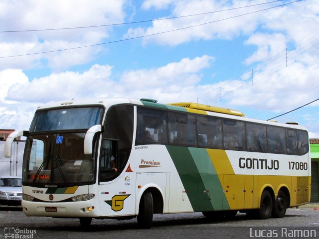 Empresa Gontijo de Transportes 17080 na cidade de Serra Talhada, Pernambuco, Brasil, por Lucas Ramon. Número da foto: #5294108.