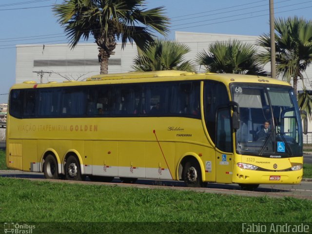 Viação Itapemirim 5523 na cidade de Vitória, Espírito Santo, Brasil, por Fábio Andrade. ID da foto: 5293658.