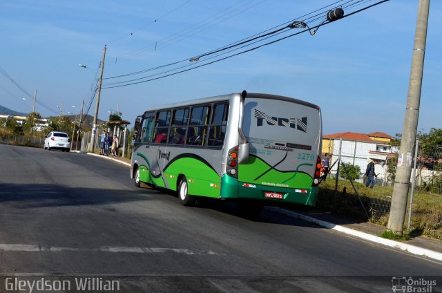 Turin Transportes 3270 na cidade de Ouro Preto, Minas Gerais, Brasil, por Gleydson Willian Silva Paula. Número da foto: #5293349.