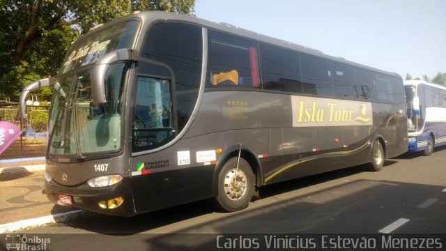 Isla Bus Transportes 1407 na cidade de Osvaldo Cruz, São Paulo, Brasil, por Carlos Vinicius Estevão Menezes. Número da foto: #5292874.