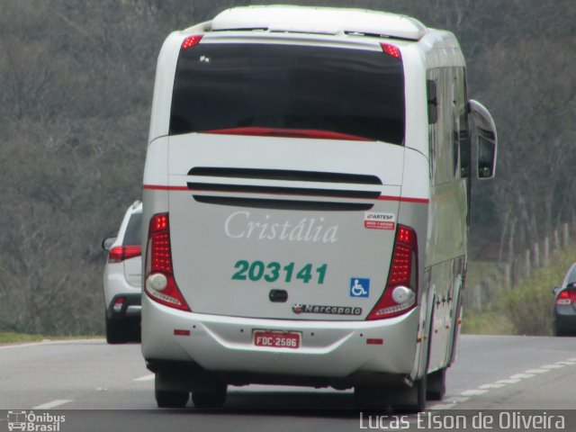 Expresso Cristália 203141 na cidade de Jaguariúna, São Paulo, Brasil, por Lucas Elson de Oliveira. Número da foto: #5293328.