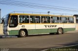 TURF - Transportes Urbanos Rurais Fragata 45 na cidade de Pelotas, Rio Grande do Sul, Brasil, por Felipe Ferreira Ribeiro. ID da foto: :id.