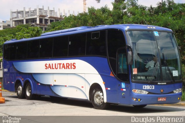 Viação Salutaris e Turismo 13903 na cidade de São Paulo, São Paulo, Brasil, por Douglas Paternezi. Número da foto: #5296631.