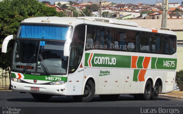 Empresa Gontijo de Transportes 14675 na cidade de Araxá, Minas Gerais, Brasil, por Lucas Borges . Número da foto: #5295848.