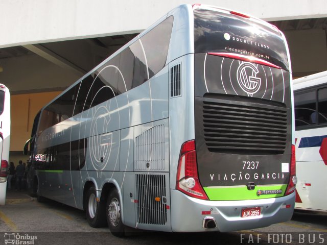 Viação Garcia 7237 na cidade de Sorocaba, São Paulo, Brasil, por Flavio Alberto Fernandes. ID da foto: 5294980.