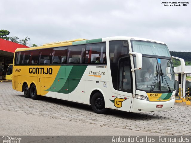 Empresa Gontijo de Transportes 12020 na cidade de João Monlevade, Minas Gerais, Brasil, por Antonio Carlos Fernandes. Número da foto: #5297311.