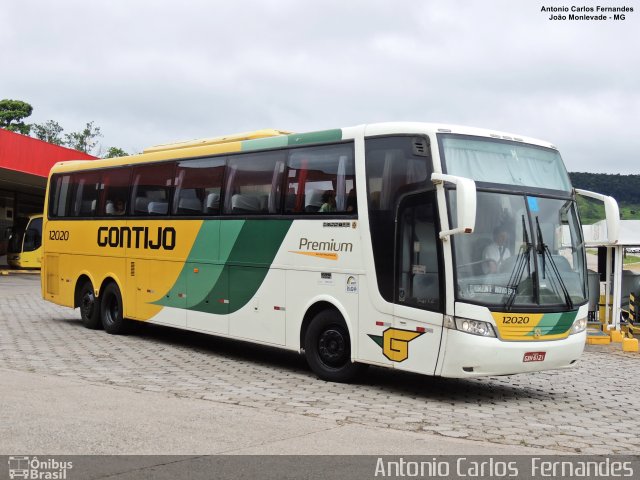 Empresa Gontijo de Transportes 12020 na cidade de João Monlevade, Minas Gerais, Brasil, por Antonio Carlos Fernandes. ID da foto: 5297311.