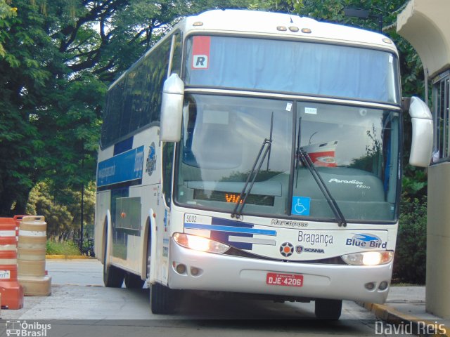 Auto Viação Bragança 5002 na cidade de São Paulo, São Paulo, Brasil, por David Reis. ID da foto: 5297870.