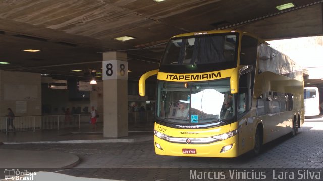 Viação Itapemirim 17507 na cidade de Belo Horizonte, Minas Gerais, Brasil, por Marcus Vinicius Lara Silva. Número da foto: #5298220.