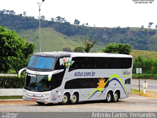 Actur Viagens 1056 na cidade de João Monlevade, Minas Gerais, Brasil, por Antonio Carlos Fernandes. ID da foto: 5297295.