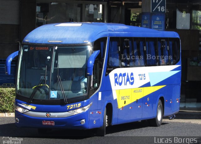 RodeRotas - Rotas de Viação do Triângulo 72115 na cidade de Uberlândia, Minas Gerais, Brasil, por Lucas Borges . Número da foto: #5297221.
