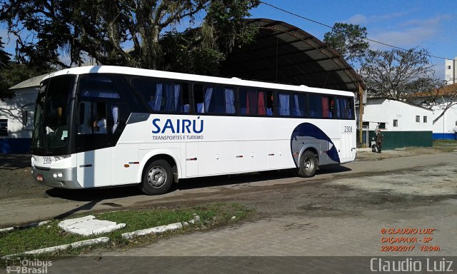 Sairú Transporte e Turismo 2308 na cidade de Caçapava, São Paulo, Brasil, por Claudio Luiz. Número da foto: #5298812.