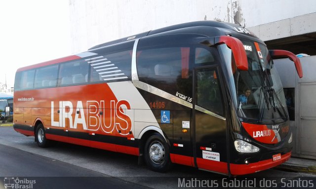 Lirabus 14105 na cidade de Campinas, São Paulo, Brasil, por Matheus Gabriel dos Santos. Número da foto: #5300981.