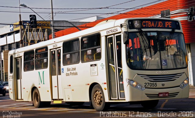 Viação Graciosa 27055 na cidade de Curitiba, Paraná, Brasil, por Cristiano Soares da Silva. ID da foto: 5300110.